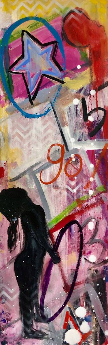 Original Abstract Expressionism Family Paintings by MG Stout