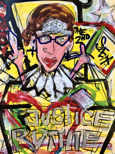 Print of Abstract Expressionism Celebrity Paintings by MG Stout