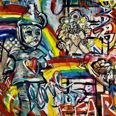Original Abstract Expressionism Popular culture Paintings by MG Stout