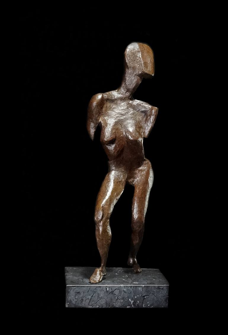 Original Abstract Nude Sculpture by Andrea Paolino