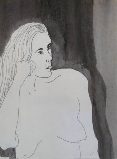 Original Nude Drawings by Andrea Paolino