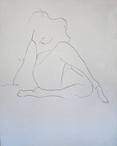Original Impressionism Nude Drawings by Andrea Paolino