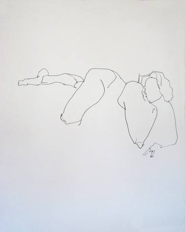 Original Nude Drawings by Andrea Paolino