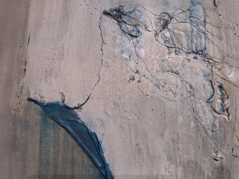 Original Abstract Mixed Media by Silvia Suarez Russi
