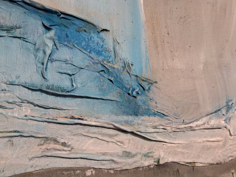 Original Abstract Mixed Media by Silvia Suarez Russi