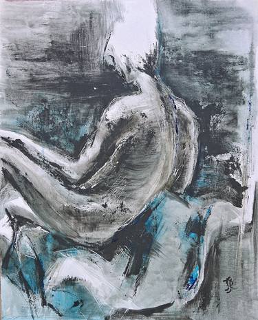 Original Abstract Men Paintings by Silvia Suarez Russi