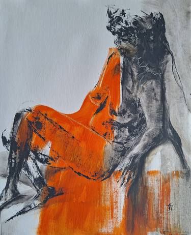 Original Abstract Women Paintings by Silvia Suarez Russi
