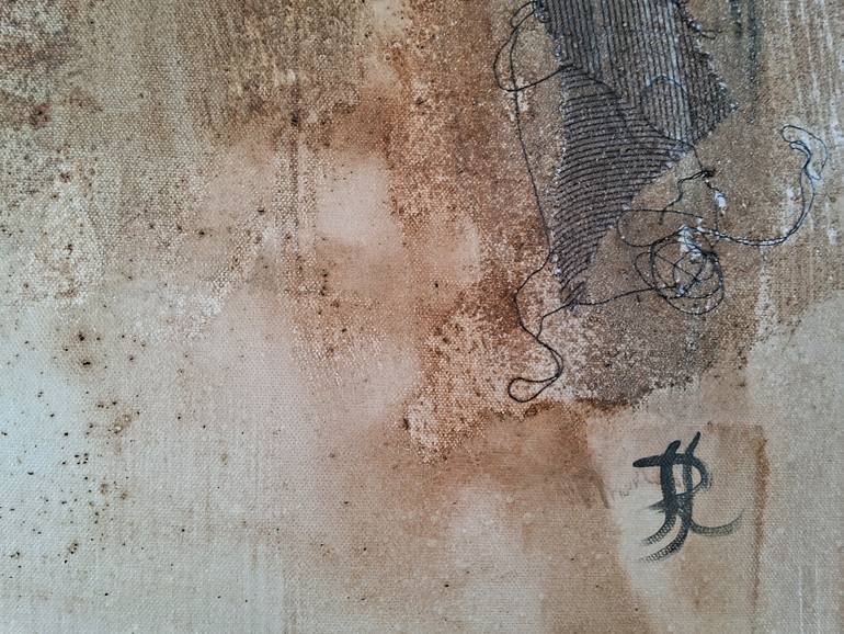 Original Abstract Mixed Media by Silvia Suarez Russi