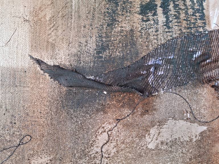 Original Abstract Mixed Media by Silvia Suarez Russi