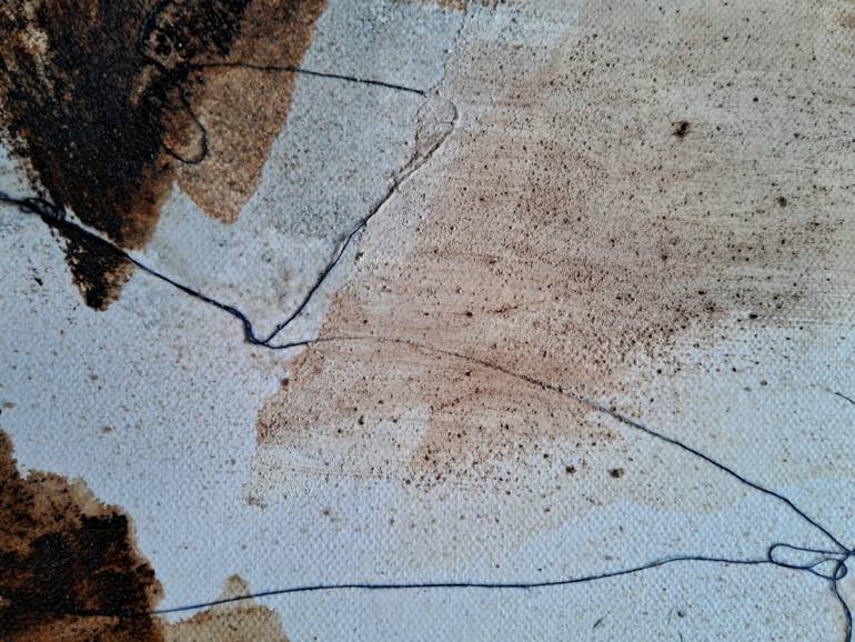 Original Abstract Mixed Media by Silvia Suarez Russi