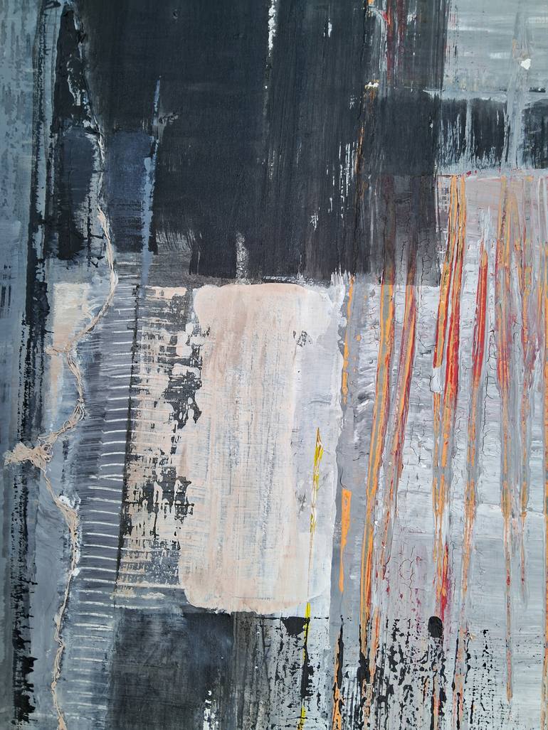 Original Abstract Mixed Media by Silvia Suarez Russi