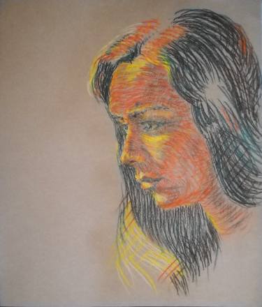 Print of Portrait Drawings by Silvia Suarez Russi