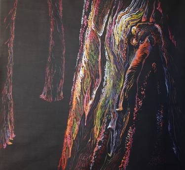 Original Expressionism Tree Paintings by Silvia Suarez Russi