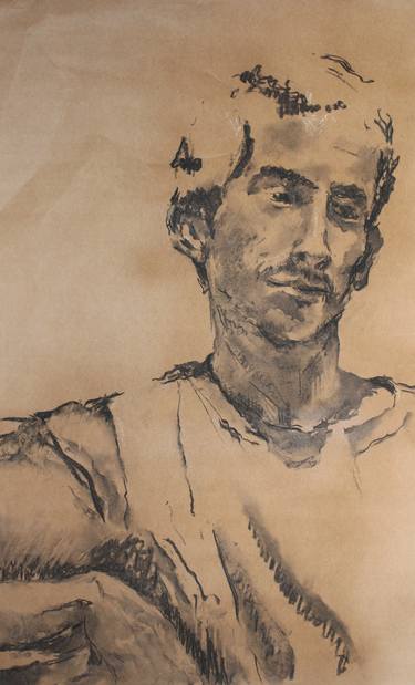 Print of Portrait Drawings by Silvia Suarez Russi