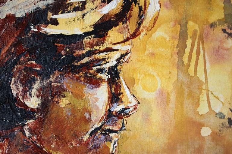 Original Portrait Painting by Silvia Suarez Russi