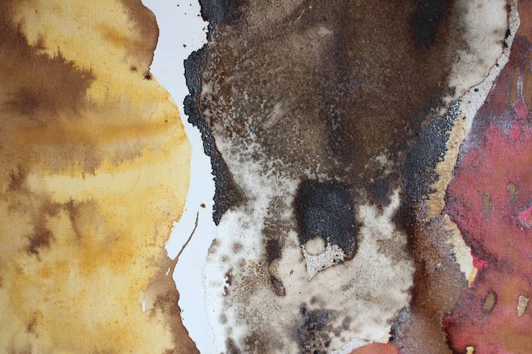 Original Abstract Mixed Media by Silvia Suarez Russi