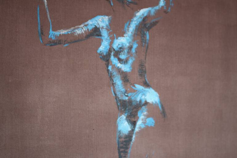 Original Nude Painting by Silvia Suarez Russi