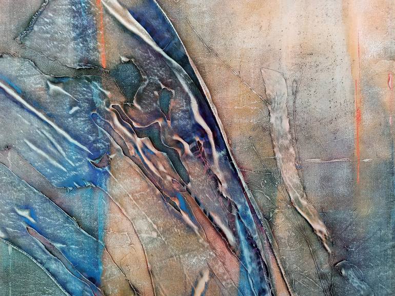 Original Abstract Mixed Media by Silvia Suarez Russi