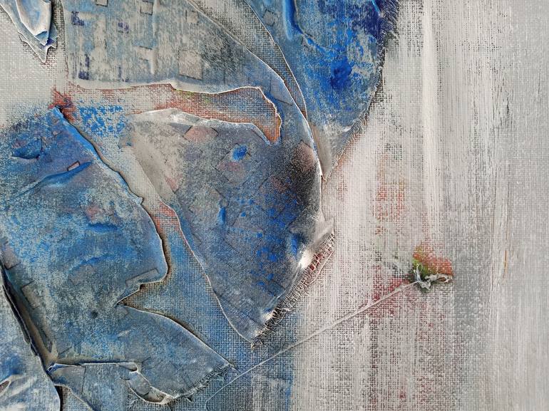 Original Abstract Mixed Media by Silvia Suarez Russi