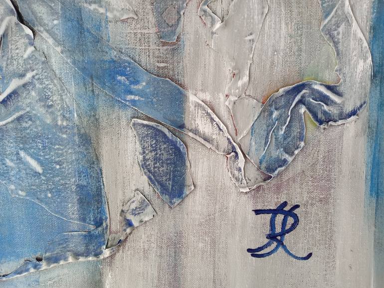 Original Abstract Mixed Media by Silvia Suarez Russi