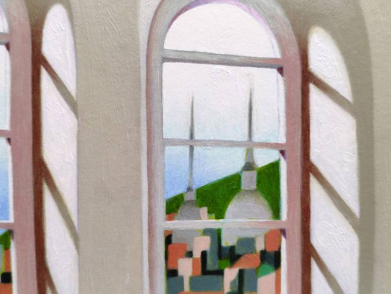 Original Contemporary Architecture Painting by Federico Cortese