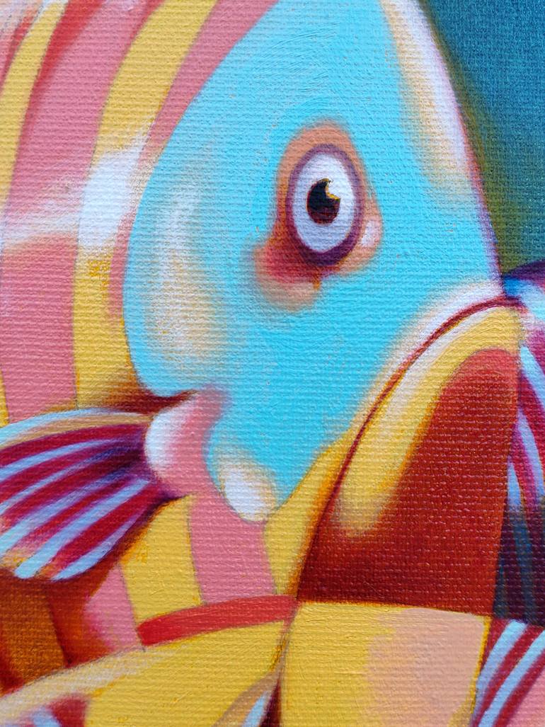 Original Surrealism Animal Painting by Federico Cortese