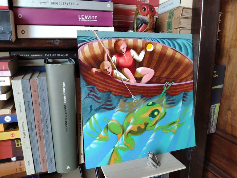 Original Contemporary Water Painting by Federico Cortese