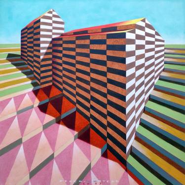 Original Architecture Paintings by Federico Cortese