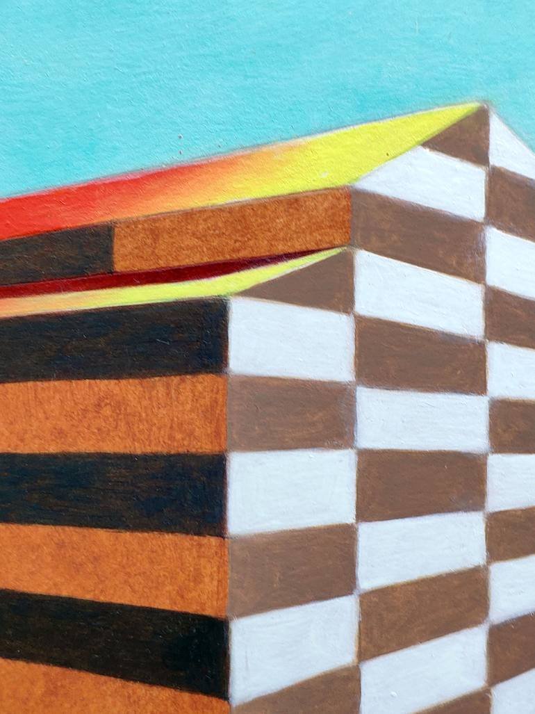 Original Illustration Architecture Painting by Federico Cortese