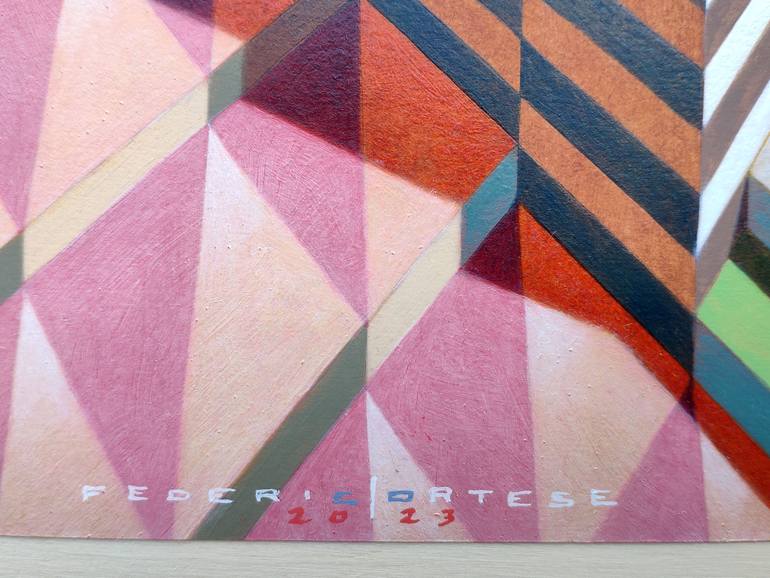 Original Illustration Architecture Painting by Federico Cortese
