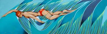 Print of Art Deco Sports Paintings by Federico Cortese