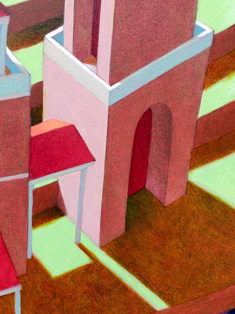 Original Realism Architecture Painting by Federico Cortese