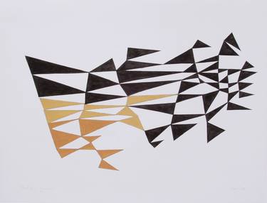 Print of Geometric Drawings by Federico Cortese