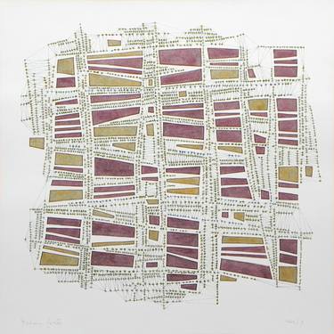 Original Abstract Geometric Drawings by Federico Cortese