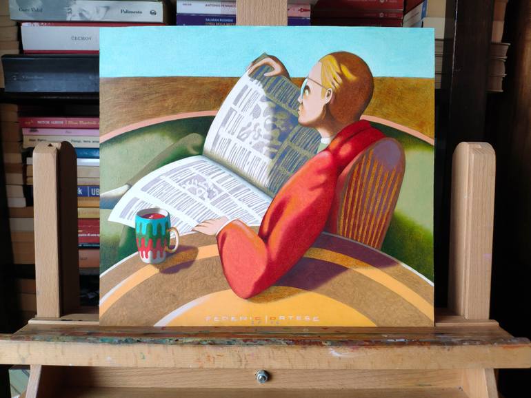 Original Contemporary People Painting by Federico Cortese