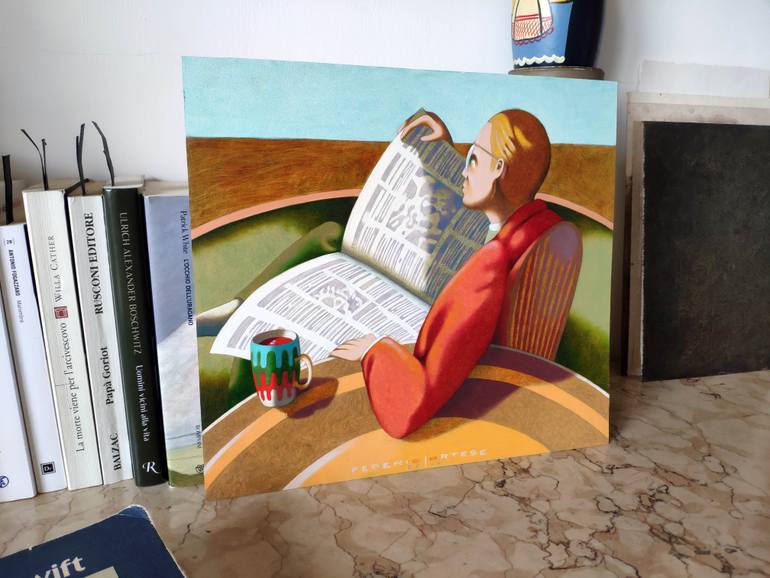 Original Contemporary People Painting by Federico Cortese