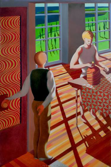 Original Contemporary People Painting by Federico Cortese