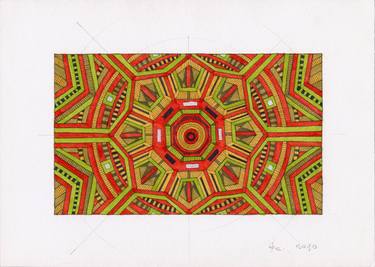 Original Abstract Geometric Drawings by Federico Cortese