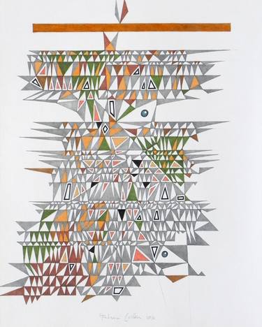 Original Abstract Geometric Drawings by Federico Cortese