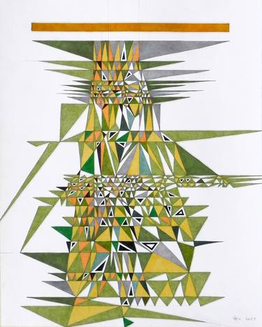 Original Abstract Geometric Drawings by Federico Cortese