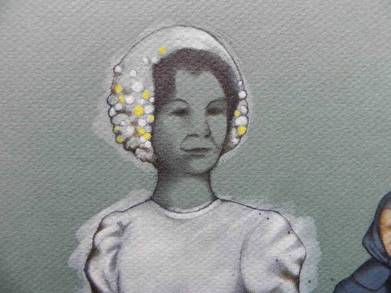 Original Figurative Family Drawing by Federico Cortese