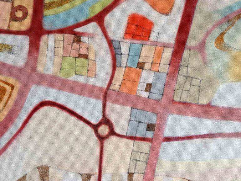 Original Abstract Expressionism Aerial Painting by Federico Cortese