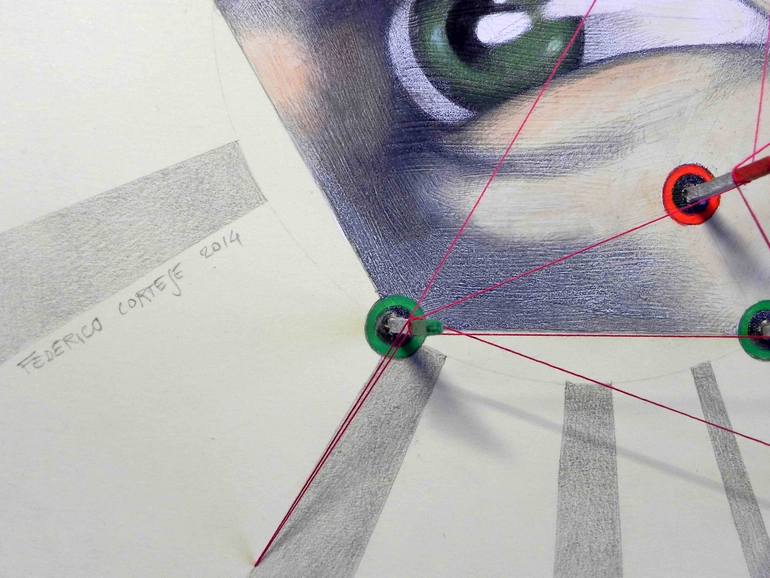 Original Illustration Abstract Drawing by Federico Cortese