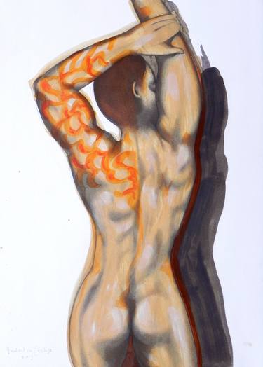Original Nude Paintings by Federico Cortese
