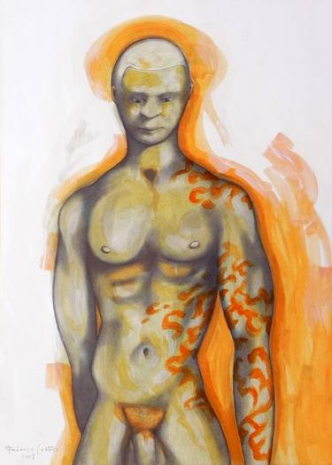 Original Figurative Nude Paintings by Federico Cortese