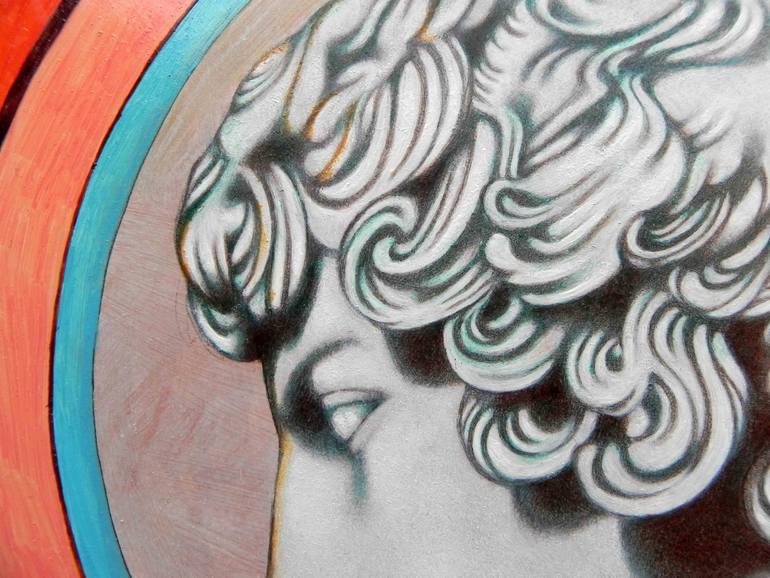 Original Expressionism People Painting by Federico Cortese