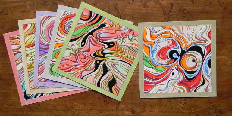 Original Abstract Expressionism Abstract Painting by Federico Cortese