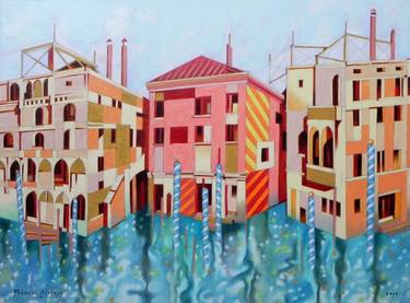 Print of Expressionism Architecture Paintings by Federico Cortese