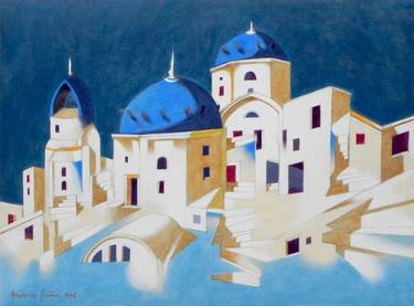Print of Expressionism Landscape Paintings by Federico Cortese