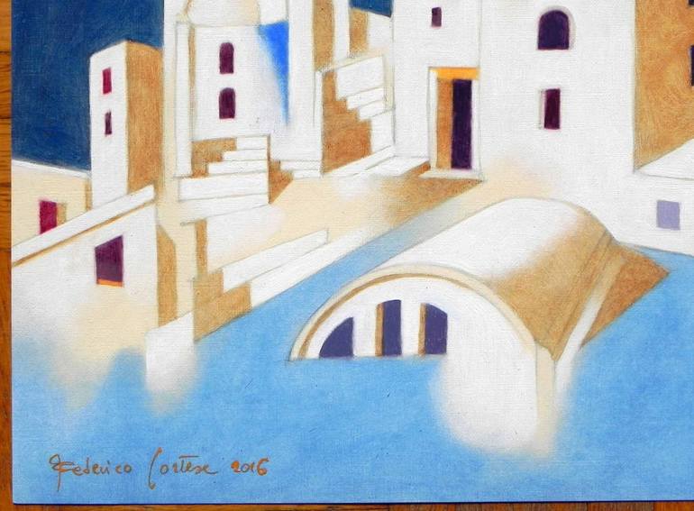 Original Expressionism Landscape Painting by Federico Cortese